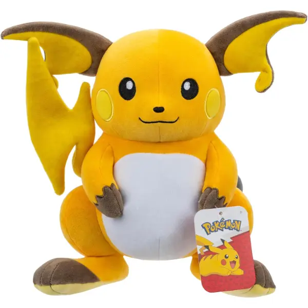 Peluche ufficiale Pokemon Raichu arancione da trenta centimetri