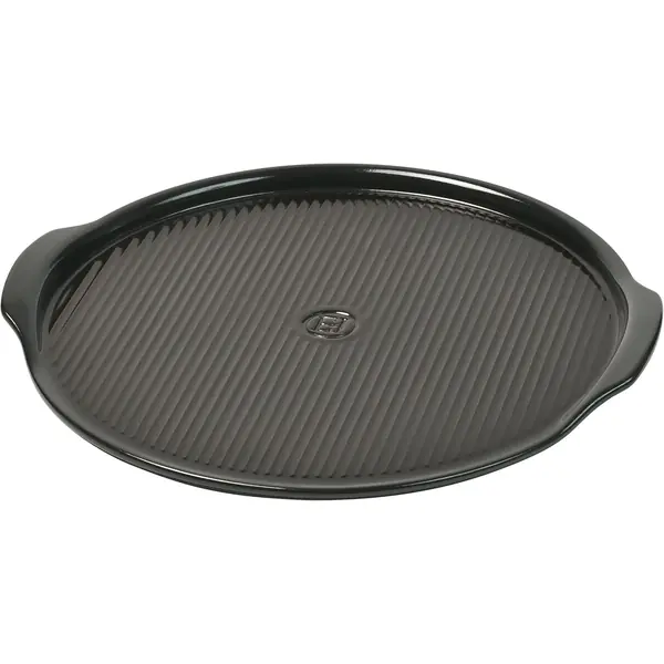 Pietra refrattaria Emile Henry color carbone 37x37 cm per pizza e pane