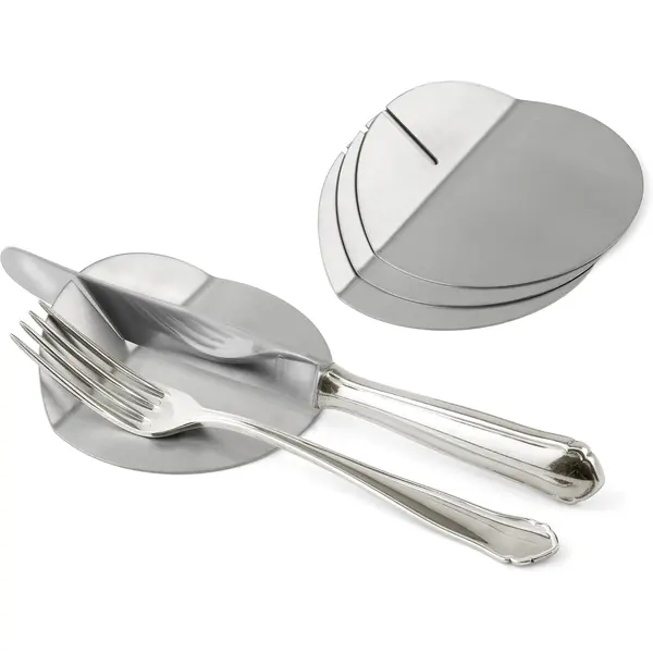 Portacoltelli da tavola in acciaio inox
