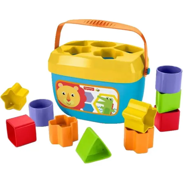 Fisher-Price Baby's First Blocks primi blocchi da incastrare con secchiello
