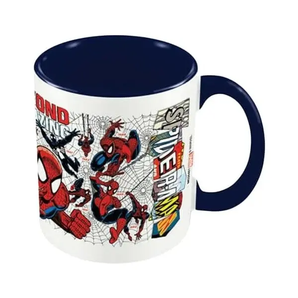 Tazza Pyramid International di Spider-Man con costume classico e interno blu