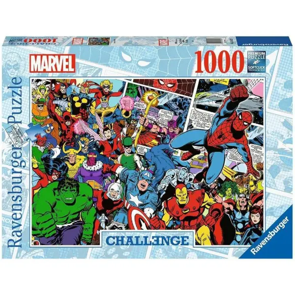 Ravensburger — Puzzle Marvel Challenge, 1000 pezzi