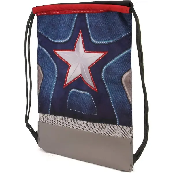 Sacca sportiva con lacci di Capitan America Suit Storm da 48 cm