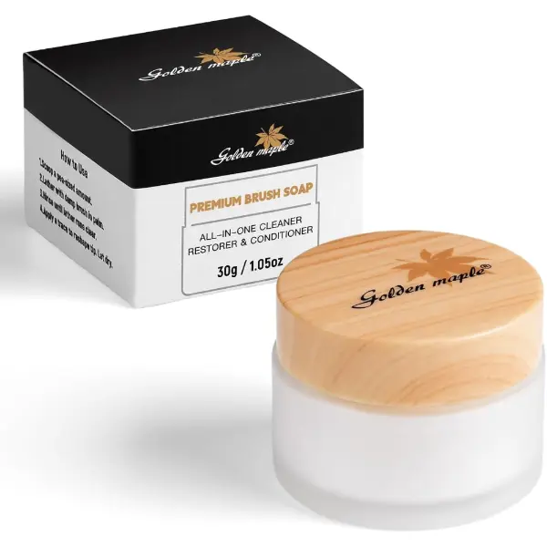 Golden Maple, sapone detergente e balsamo per pennelli d'artista