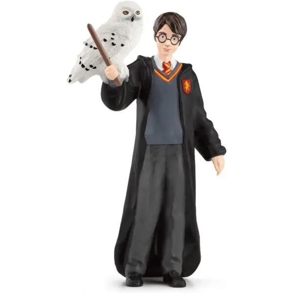 Figura Schleich dipinta a mano di Harry Potter con la civetta Edvige