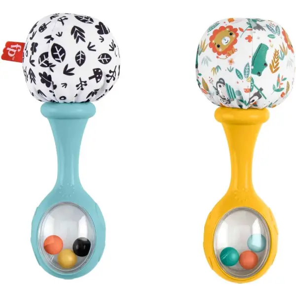 Fisher-Price Set Maracas Scuoti e Gioca sonagli per neonati