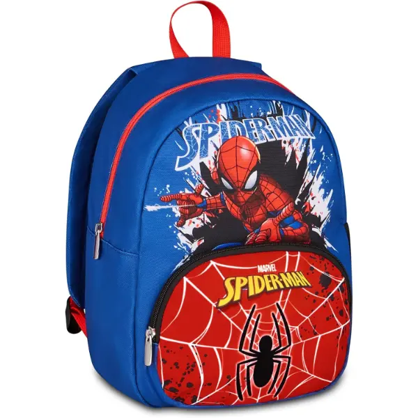 Zainetto scolastico Seven di Spiderman blu da quattordici litri monoscomparto