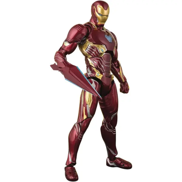 Figura S H Figuarts di Iron Man Mark 50 con nano armi da Infinity War