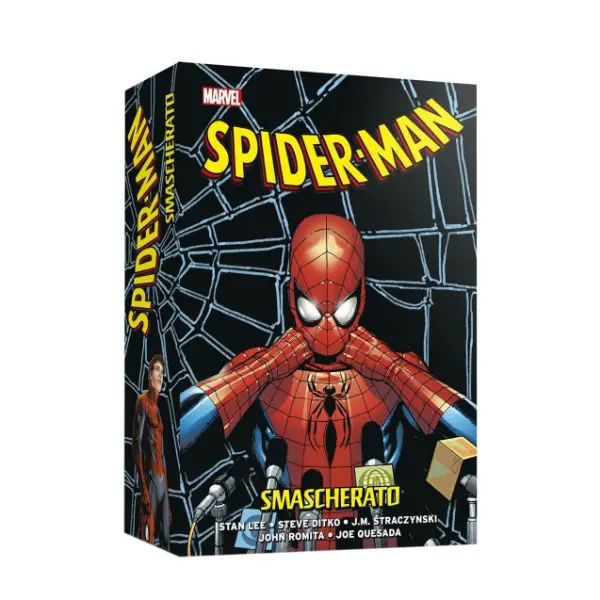 Cofanetto Panini di Smascherato Spider-Man con più volumi