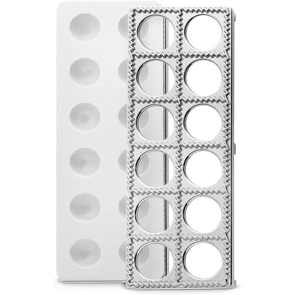 Stampo per ravioli Bellemain da 12 pezzi con matterello incluso