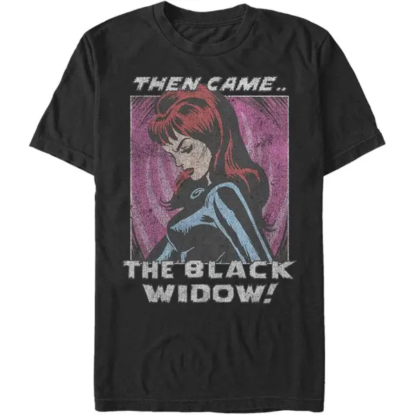Marvel Universe — T-shirt Black Widow, taglio uomo