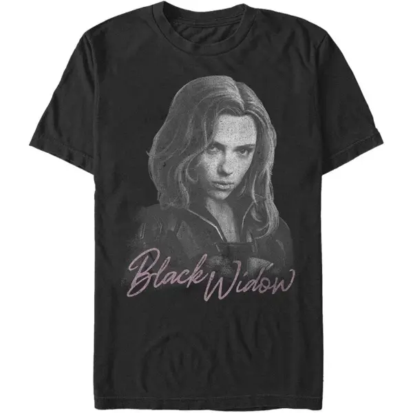 Marvel — T-shirt Black Widow Mono, taglio uomo