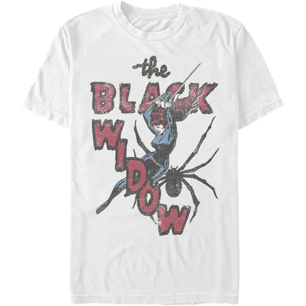 Marvel — T-shirt Vedova Nera Thrifted, taglio uomo