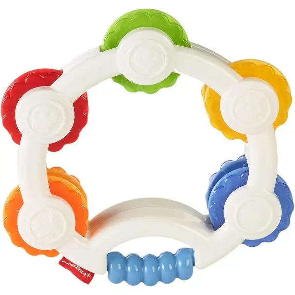 Fisher-Price Tamburello a Sonagli per lo sviluppo del bambino