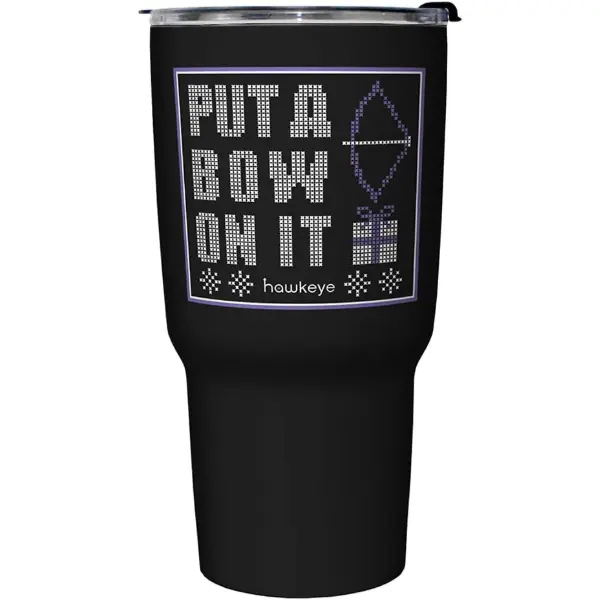 Marvel Hawkeye — Tazza da viaggio termica in acciaio inox, 765 ml