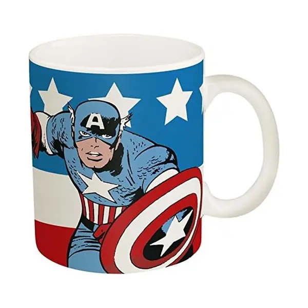 Tazza Zak Designs Marvel Comics con Capitan America da 33 cl