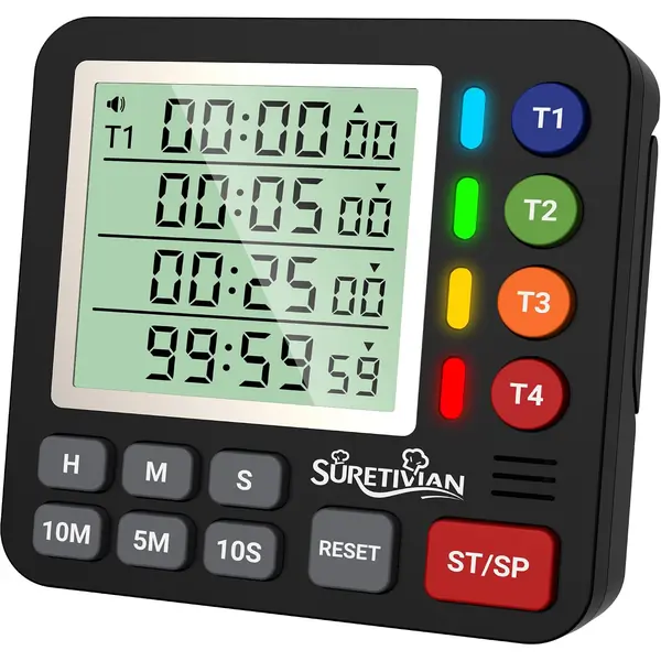 Timer da cucina magnetico per barbecue