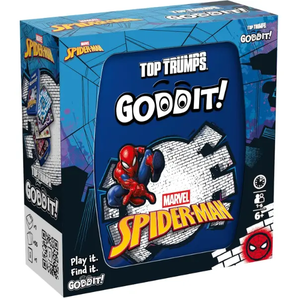 Gioco di carte Top Trumps Spider-Man Goddit per bambini e adulti