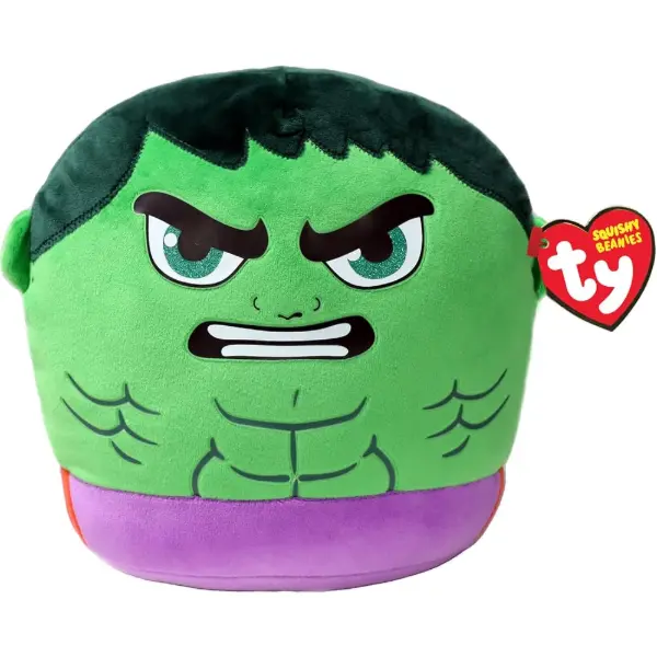 Peluche cuscino TY Squishy Beanies di Hulk