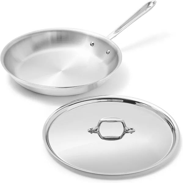 All-Clad — padella in acciaio inox con coperchio — regalo per chi ama cucinare