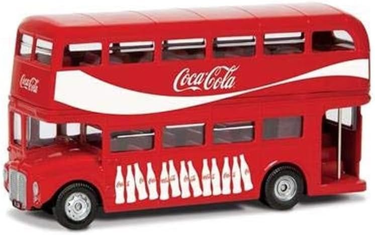 Autobus londinese Coca-Cola in miniatura