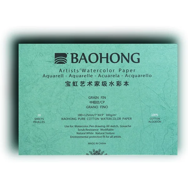 BAOHONG — Blocco di Carta per Acquerello per Artisti