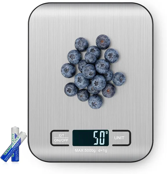 Bilancia digitale ultra sottile, 5 kg — regalo per chi ama cucinare