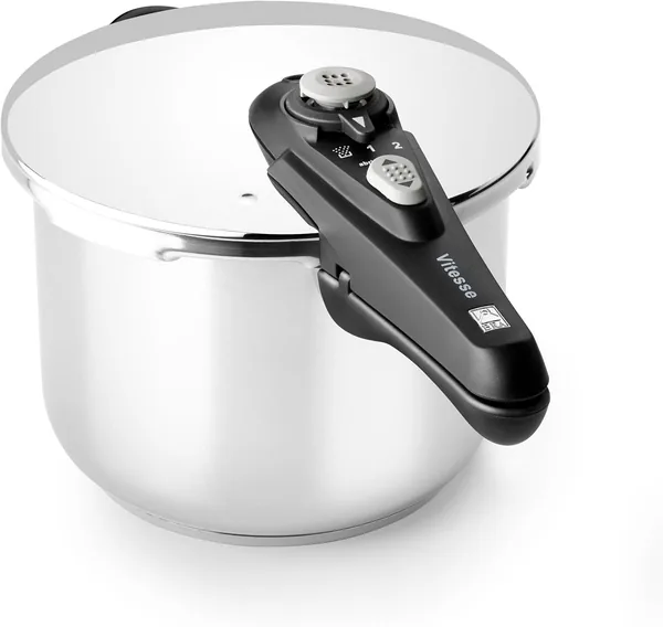 BRA Vitesse — pentola a pressione 6 L, acciaio 18/10 — regalo per chi ama cucinare