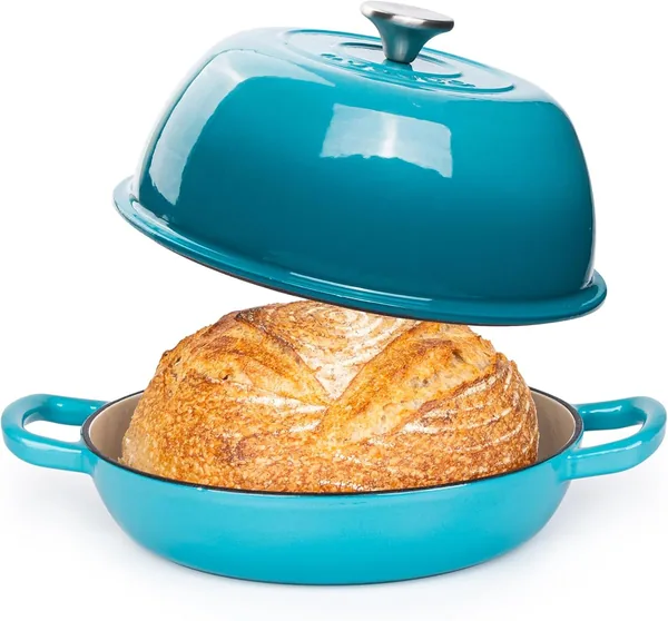 Casseruola in ghisa smaltata con coperchio — regalo per chi ama cucinare