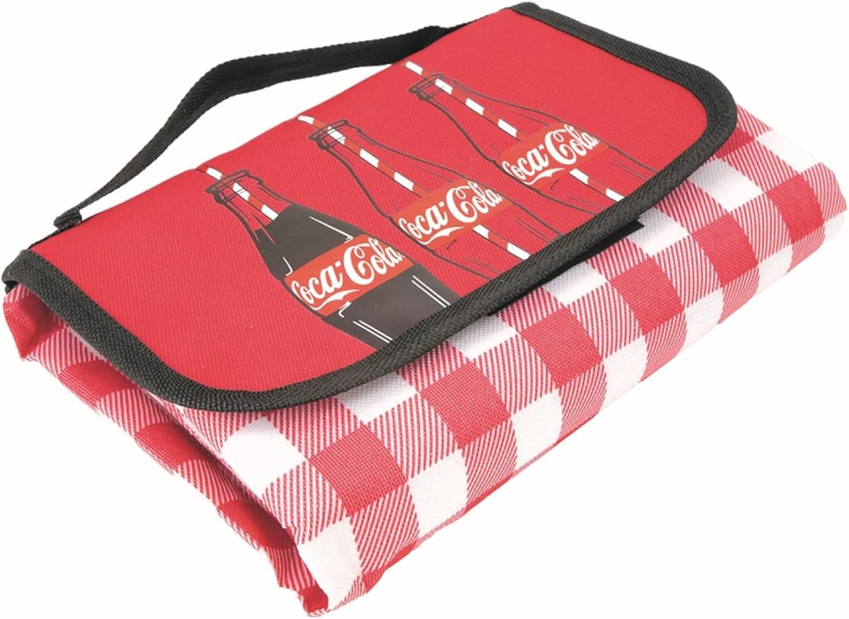 Kimm & Miller — Coperta da picnic Coca-Cola impermeabile