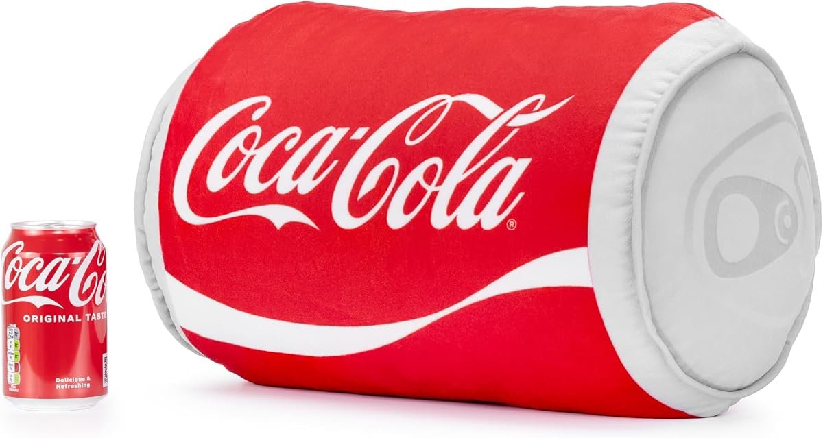 Cuscino in peluche Coca-Cola — licenza ufficiale