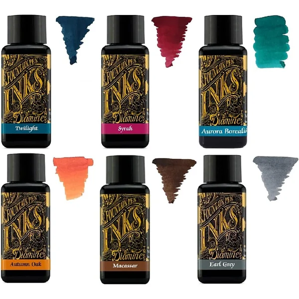 Diamine — Set Inchiostri 30 ml, Ruota Colorata