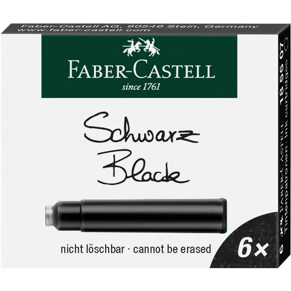 Faber-Castell — Inchiostro Rosso in Boccetta di Vetro