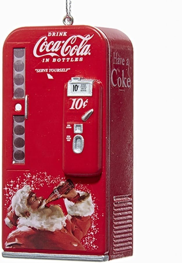 Kurt Adler — Distributore Coca-Cola vintage con Babbo Natale