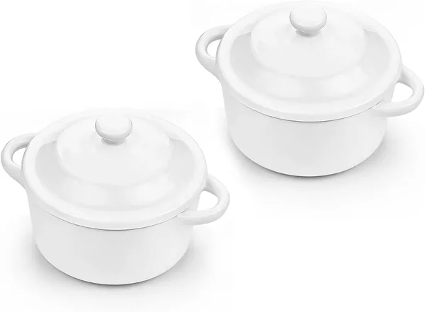 LOMTOM — set di 4 casseruoline con coperchio, 250 ml — regalo per chi ama cucinare