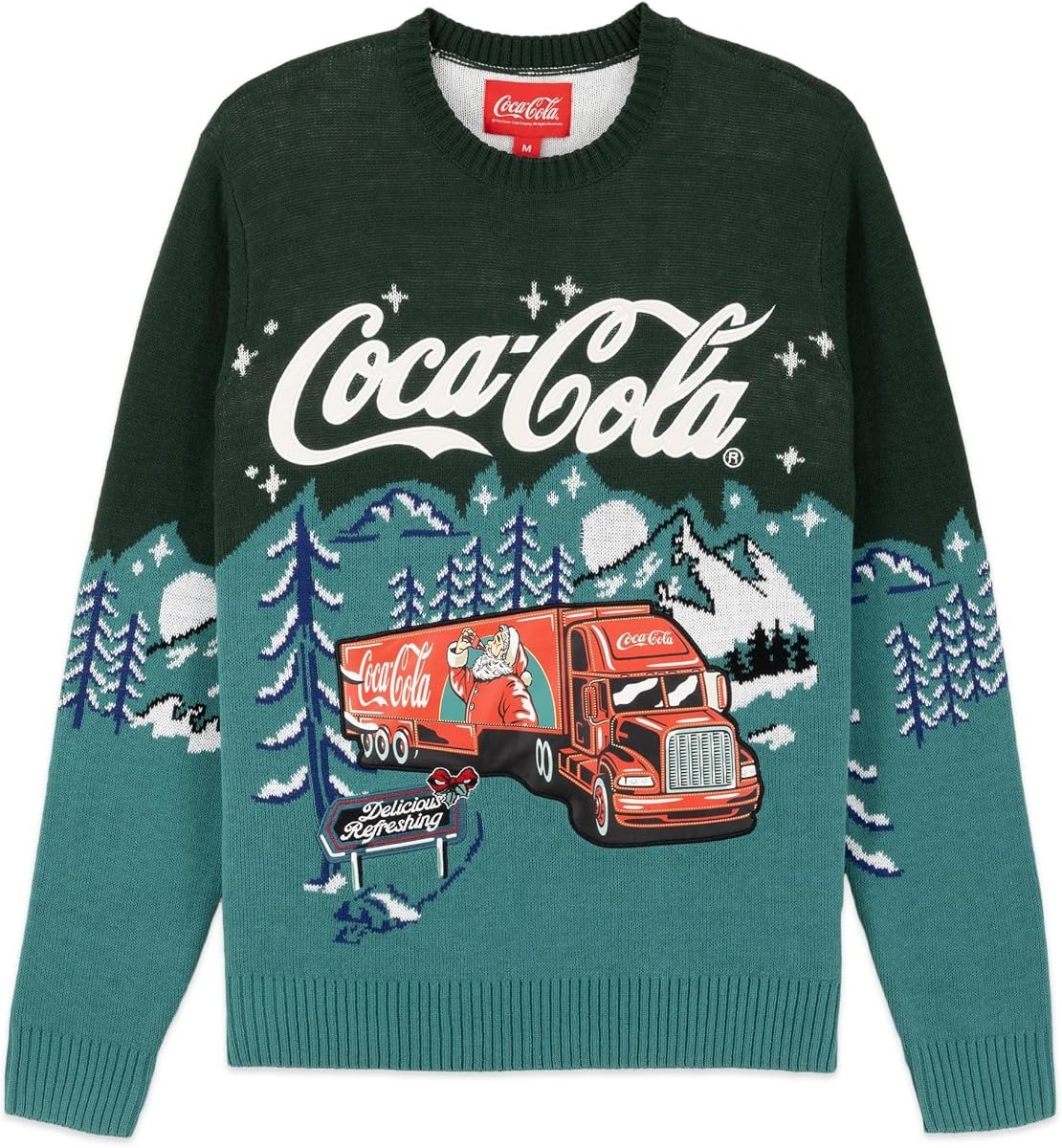 Maglione natalizio Coca-Cola «Retro Holiday» — licenza ufficiale