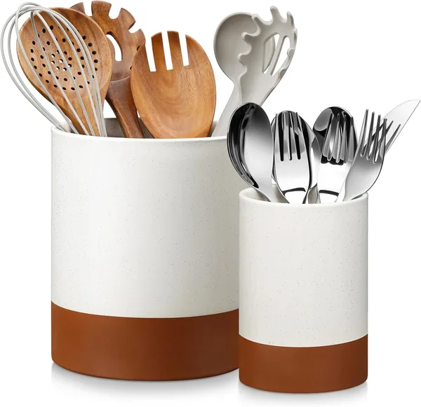 MALACASA — porta utensili 18,5 cm + 14 cm — regalo per chi ama cucinare