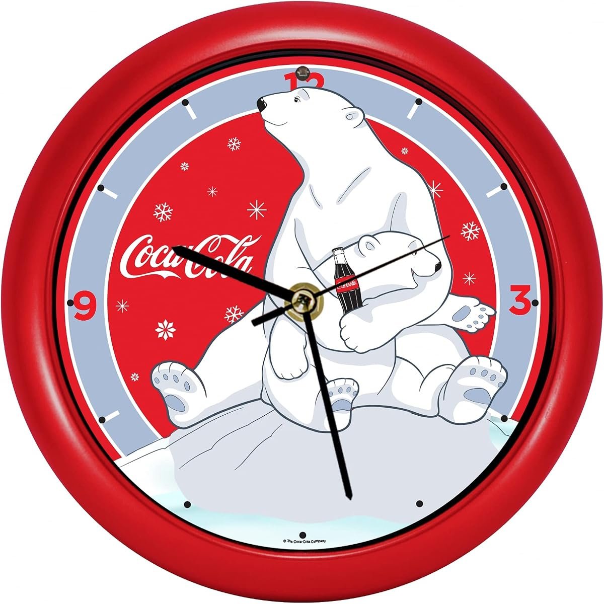 Mark Feldstein — Orologio Polar Bear con cucciolo, 20 cm