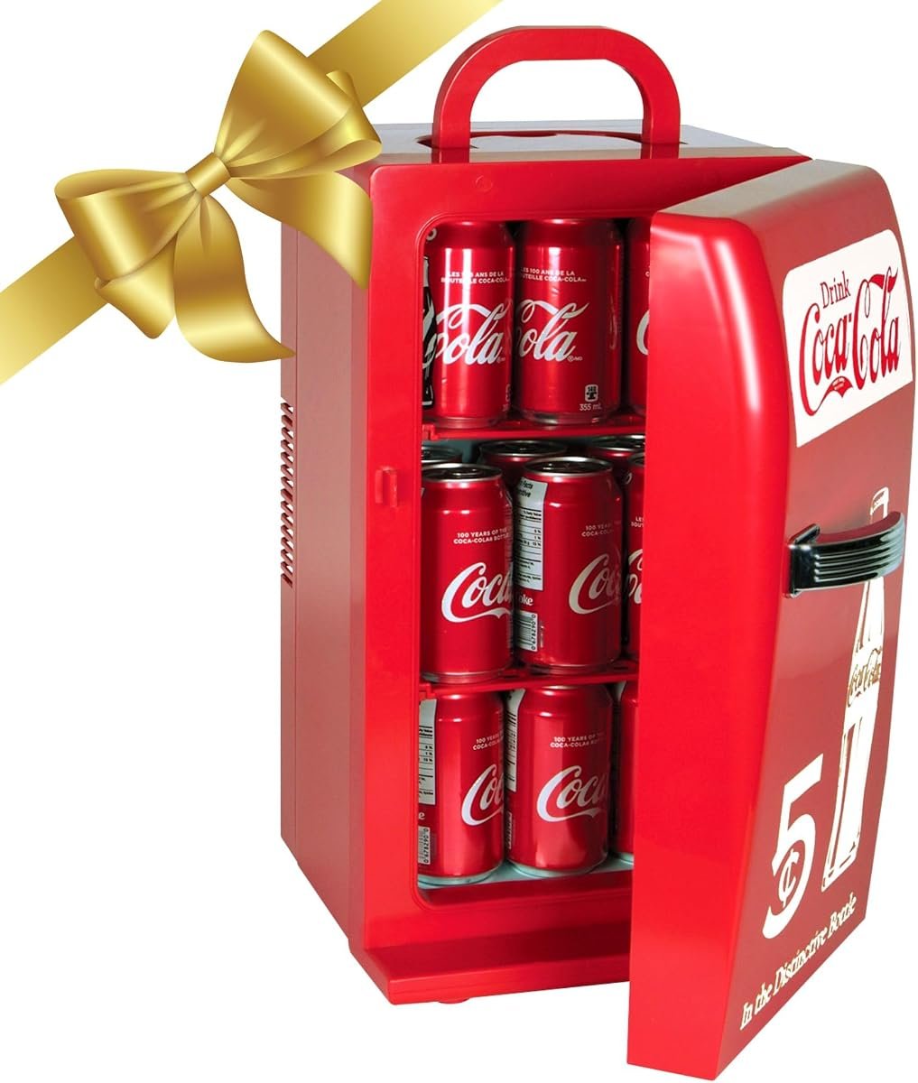 Mini frigo retrò Coca-Cola da 18 lattine, 12 V