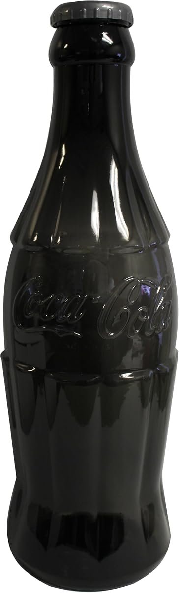 Coca-Cola 21" Neon Black — Salvadanaio bottiglia