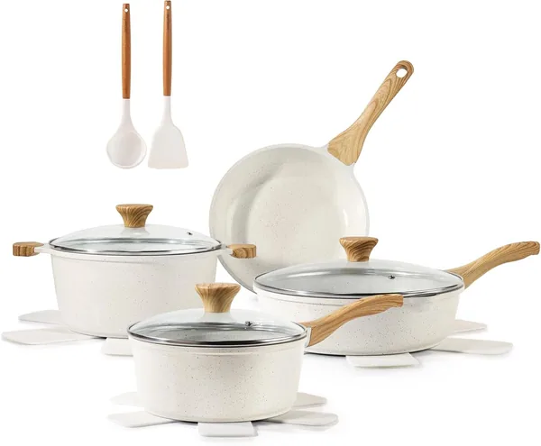 SENSARTE — set 13 pezzi in ceramica antiaderente — regalo per chi ama cucinare