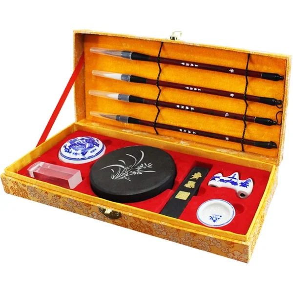 Set di 10 Pennelli per Calligrafia Cinese Professionali