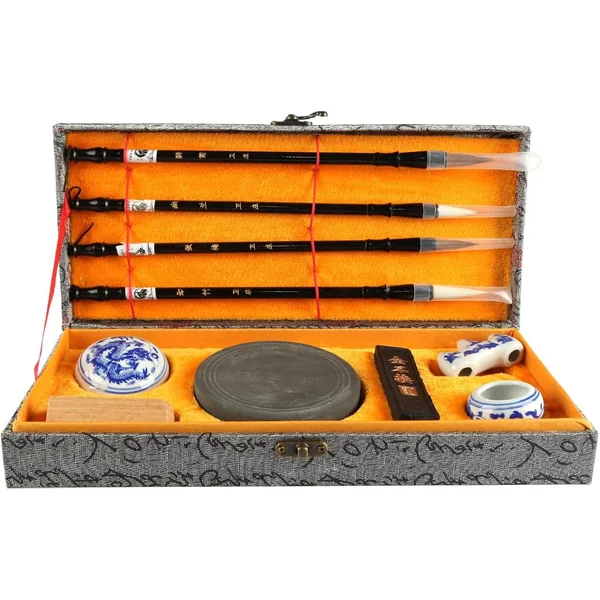 Set di 10 Pennelli per Calligrafia Cinese