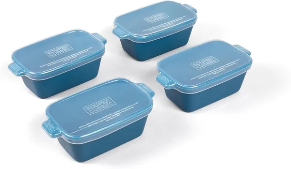 Souper Cubes — set di 4 teglie in gres porcellanato — regalo per chi ama cucinare