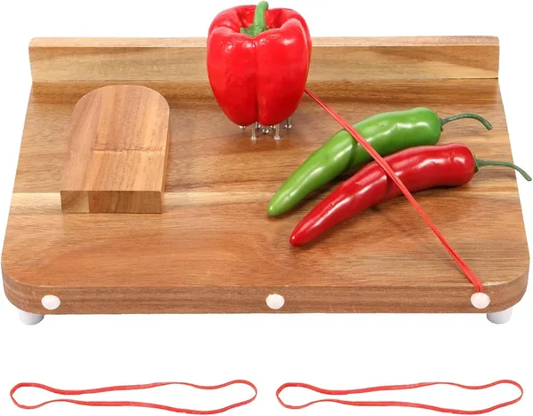 Tagliere adattivo con punte di fermo — regalo per chi ama cucinare