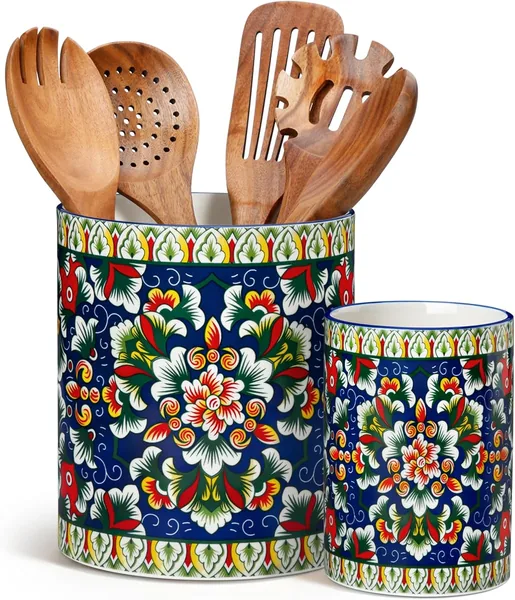 vancasso — set di 2 porta utensili in ceramica — regalo per chi ama cucinare